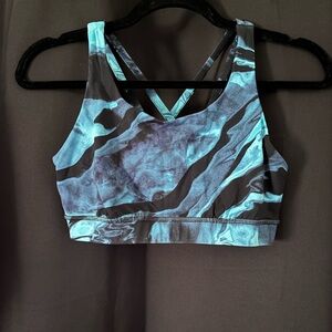 Lululemon Blue Marble Sports Bra